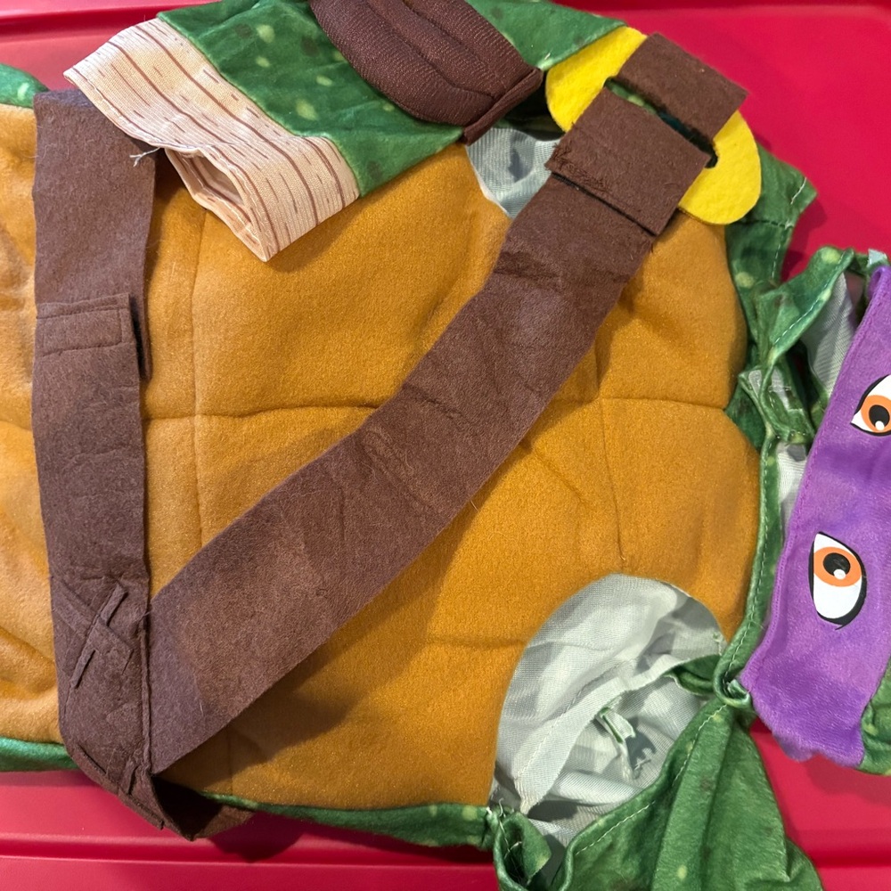 Rubie's Brown and Green Dog Costume with Purple Mask